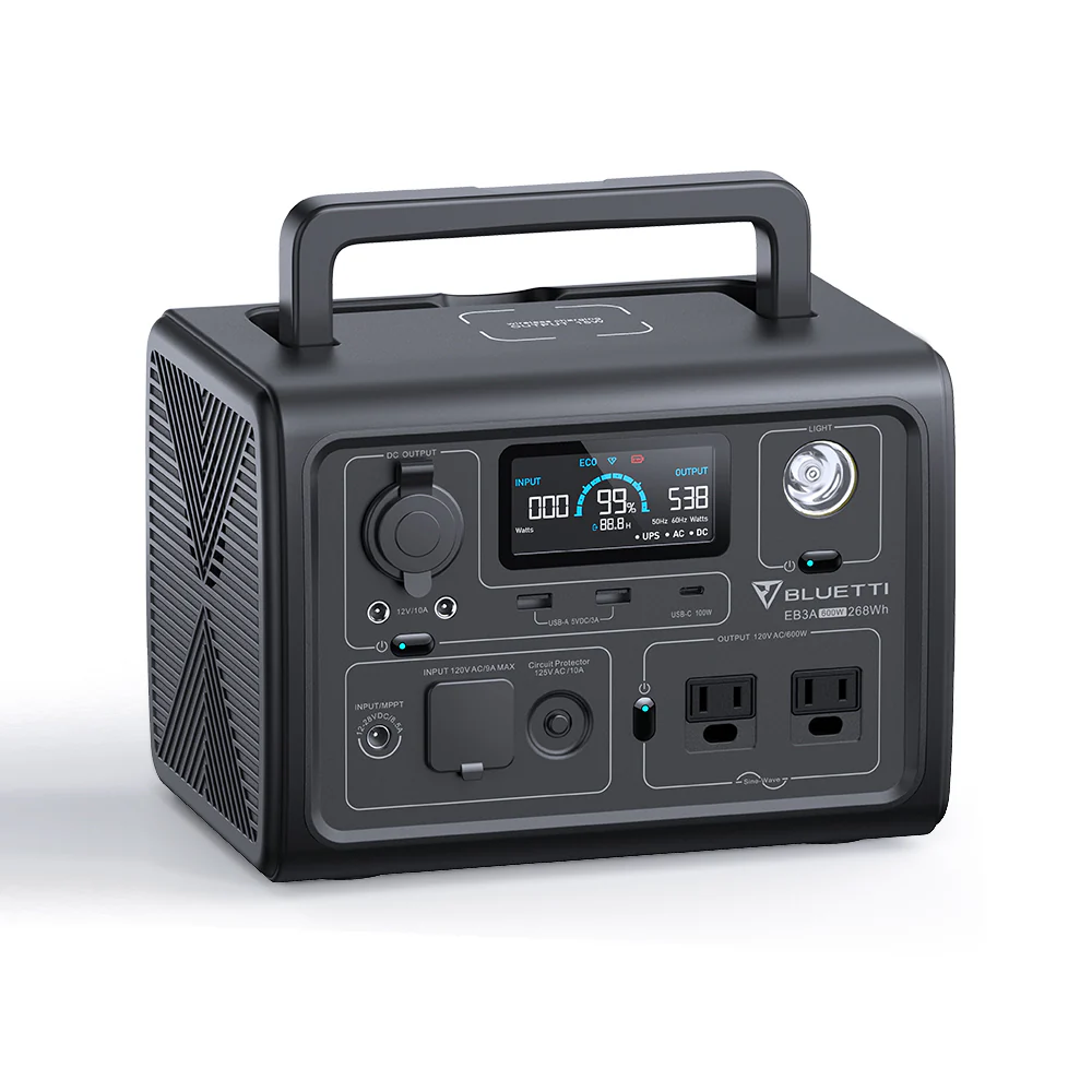 BLUETTI EB3A Portable Power Station | 600W 268Wh - Image 5