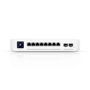 Ubiquiti USW-ENTERPRISE-8-POE UniFi 2.5GbE Layer3 Managed PoE+ Switch, 8x PoE Ports, 2x 10G SFP+ ports