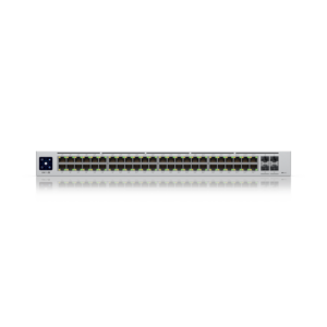 Ubiquiti USW-PRO-48-POE 48-Port UniFi Pro Gigabit Managed PoE+ Switch, Gen2, with 4x SFP+