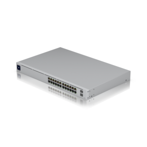 Ubiquiti USW-PRO-24-POE 24-Port UniFi Pro Gigabit Managed PoE+ Switch, Gen2, with 2x SFP+