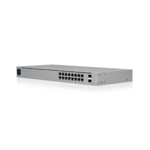 Ubiquiti USW-16-POE 16-Port UniFi Gigabit Managed PoE+ Switch, Gen2, 2x SFP, 8x PoE+ Ports