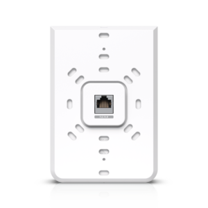 Ubiquiti U6-IW In-Wall Access Point, WiFi 6, 5.3 Gbps, 1x GbE PoE in, 4x GbE RJ45