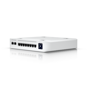 Ubiquiti USW-ENTERPRISE-8-POE UniFi 2.5GbE Layer3 Managed PoE+ Switch, 8x PoE Ports, 2x 10G SFP+ ports