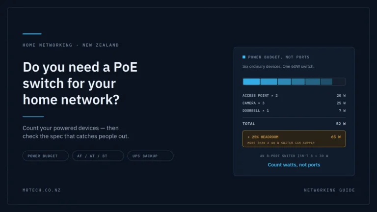 Deciding whether a home network needs a PoE switch