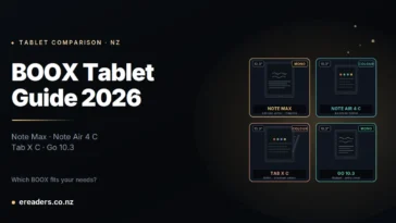 BOOX Tablet Comparison NZ 2026
