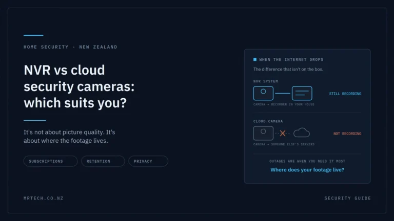 NVR vs Cloud Security Cameras